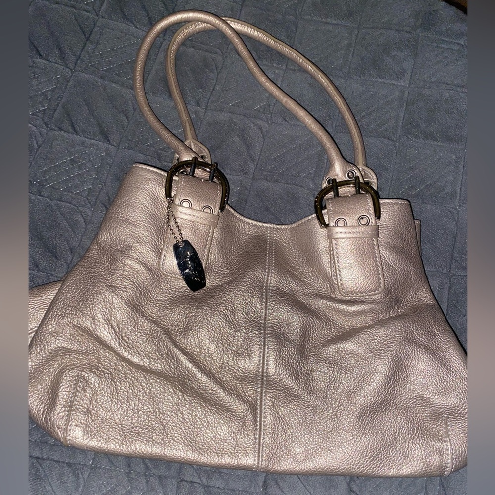 Gently Used Tignanello Pebble Leather Handbag